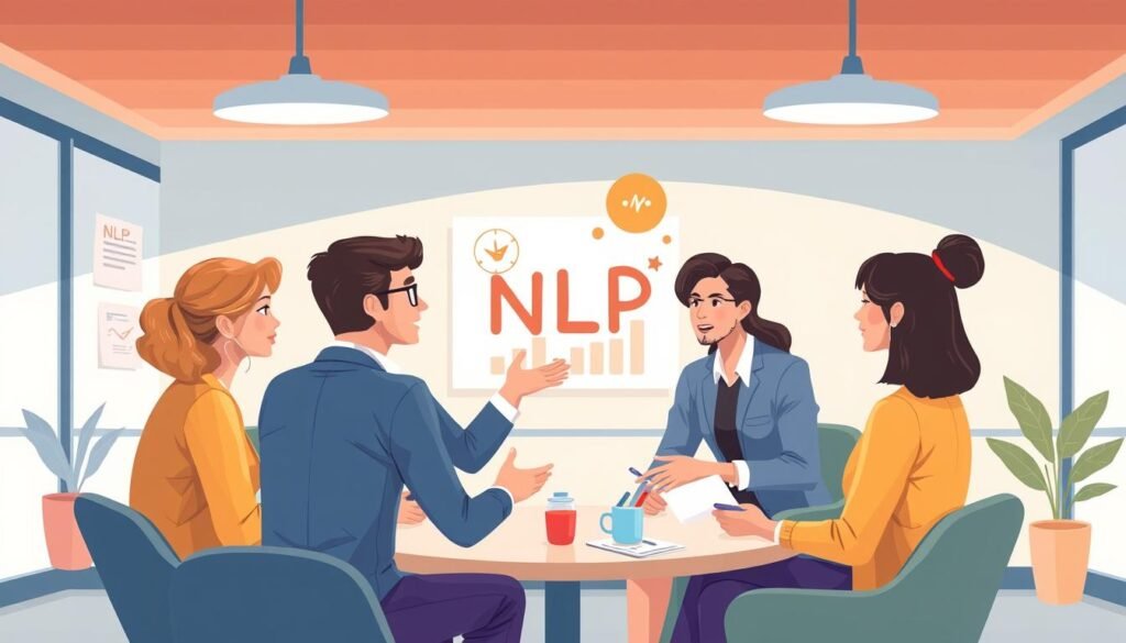 Графика показваща подобрение в бизнес резултатите след НЛП сесии за лидери