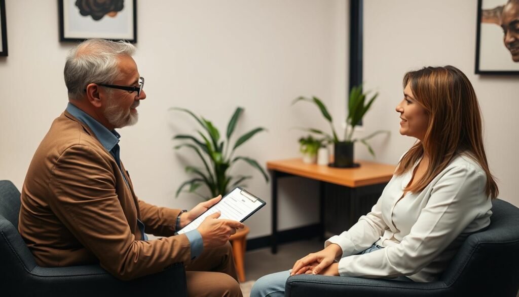 НЛП коучинг сесия с диалог между коуч и клиент