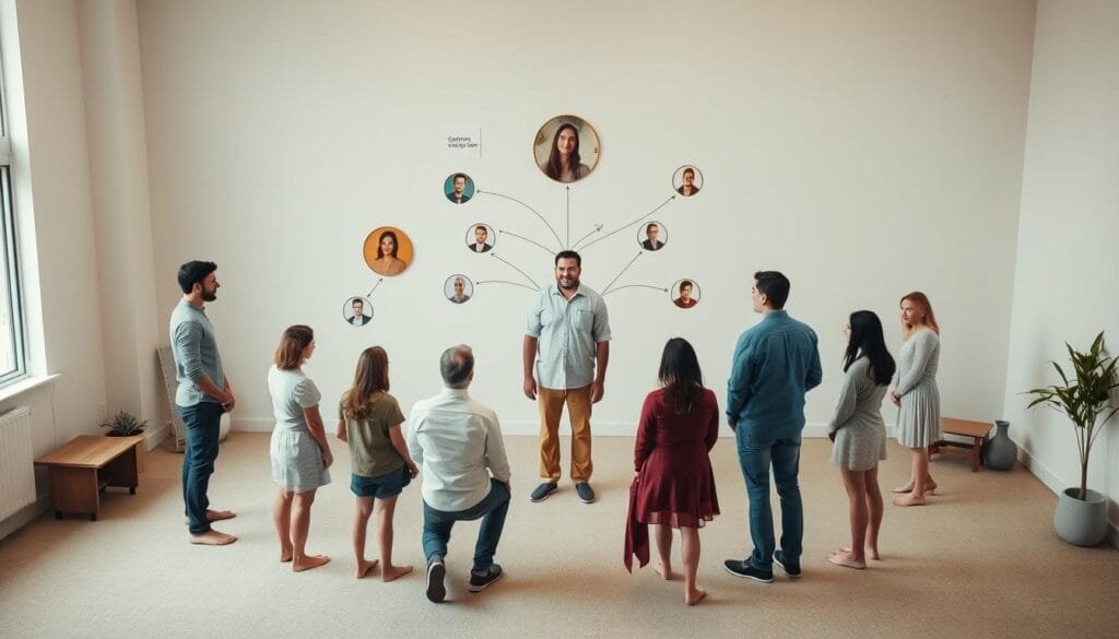 Семейна констелация разкриваща скрит конфликт между поколенията Семейна констелация разкриваща скрит конфликт между поколенията